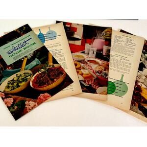 1958 Good Housekeeping Skillet CookBook 5pg Pullput Retro PRINT ARTICLE Ephemera